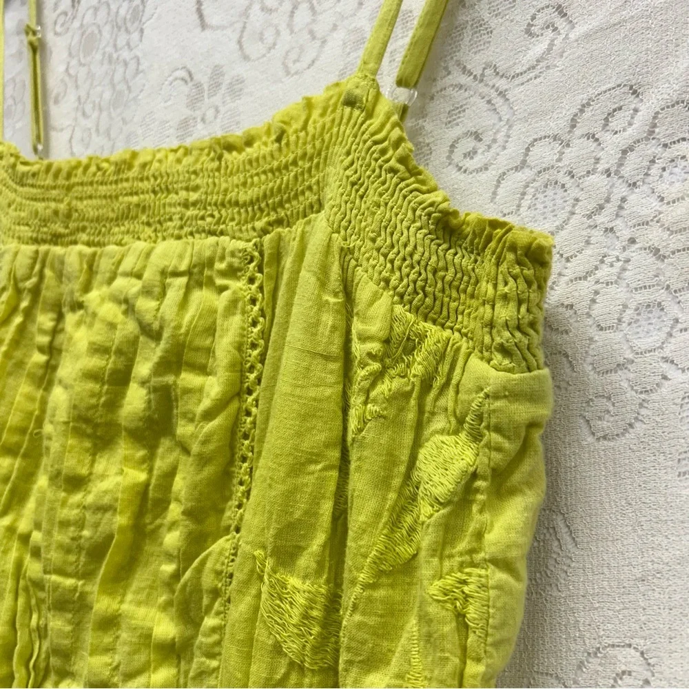 Earthbound Trading Co. XL lime green and white ombré maxi dress - Picture 14 of 14